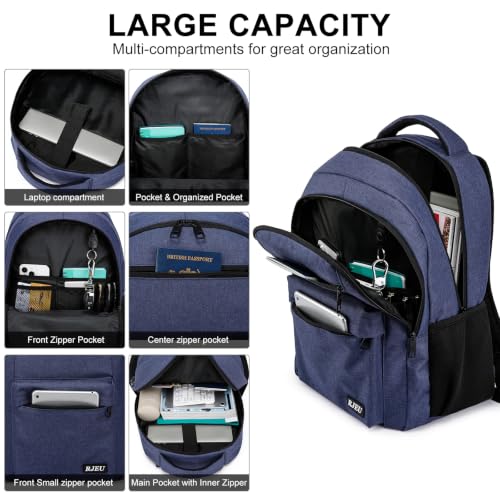 Laptop Backpack for Men Teens Boys (Blue / 15.6 inch)