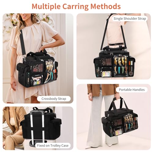 Large Hairstylist Traveling Bag (Large(16.1x10.6x11in))