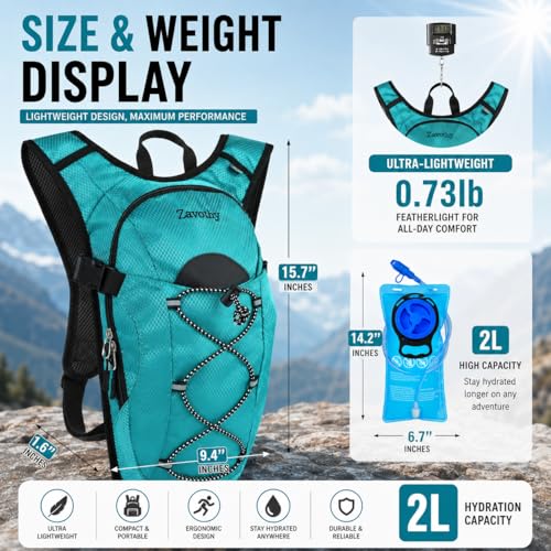 Lightweight Hydration Backpack (Green)