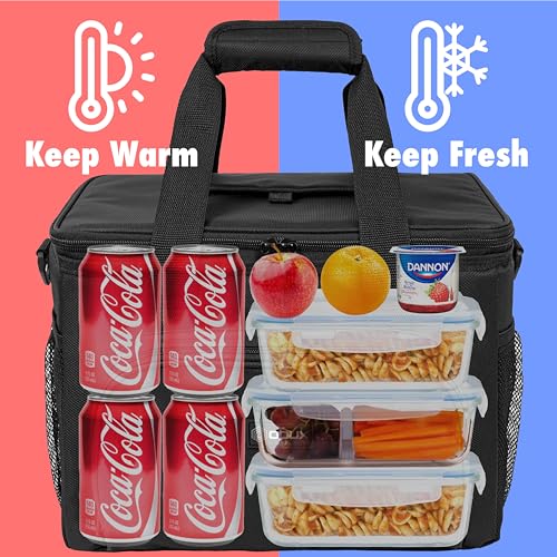 Soft Cooler Bag (Black / 40 Cans)