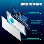 5 Pack RFID Blocking Card for Credit Debit ID Card (Blue WM)