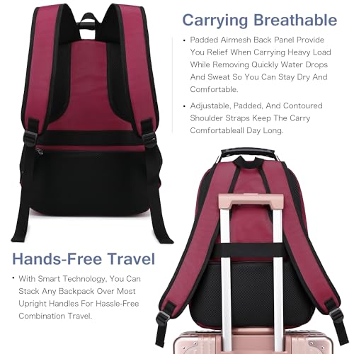 Laptop Backpack for men (15.6 / Russet Red)