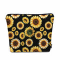 Sunflower Cosmetic Bags For Women (9 x 7.1 inch / Sunflower)