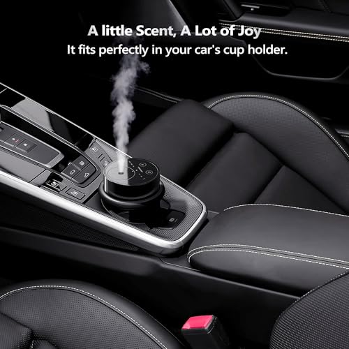 AN8 Waterless Diffuser for Essential Oil for Home (Black3)
