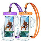 Waterproof Phone Pouch (Orange + Purple)