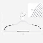 SONGMICS Clothes Hangers, Space-Saving, 0.2 Inches Thick, 17.7 Inches Wide - Image 7