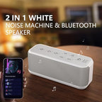 White Noise Machine (White / White - Bluetooth)