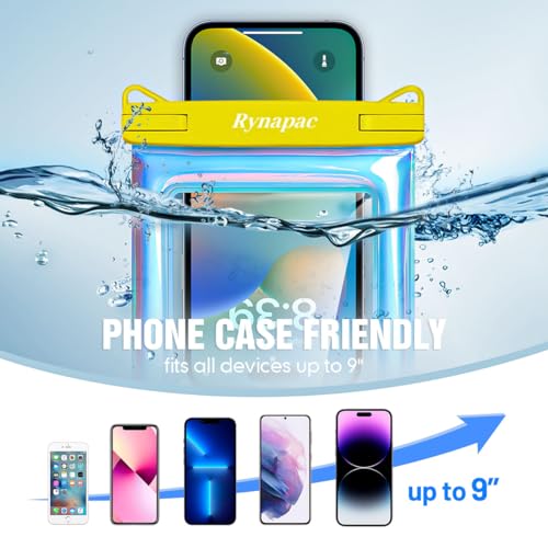 Floating Waterproof Phone Pouch [Up to 8.5"] (Regular Size [8.5inch] / Iridescent)