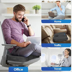 Seat Cushion for Office Chair (Grey / XX-Large)