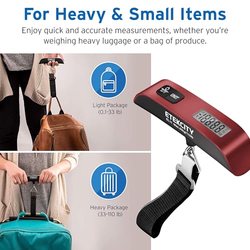 Luggage Scale (Claret Red)