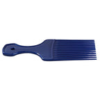 Blue Salon-Style Hair Pick and Barber Comb - Pick Comb for Curly Hair and Parting Care for Thick Quality Barber Supplies, Styling Tools and Appliances, Hair Combs