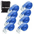 1" x 12 ft Lashing Straps (8 PK / Blue)