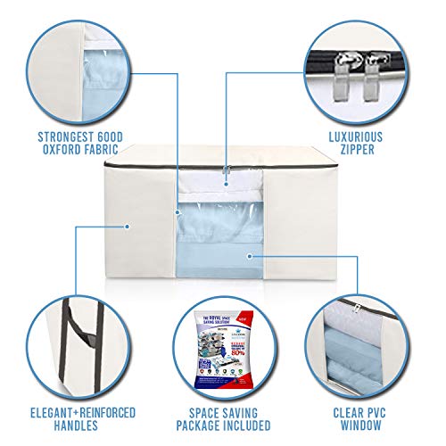 Vacuum Storage Bags (Beige - Set of 5)