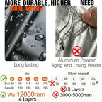 Backpack Rain Cover (Black / XXL (for 70-90L backpack))