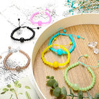 6 Pcs Motion Sickness Bracelets Cruise Essentials (Bright Colors)