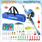 Kids Fishing Pole (Blue-Left Handed / 3.94 ft)