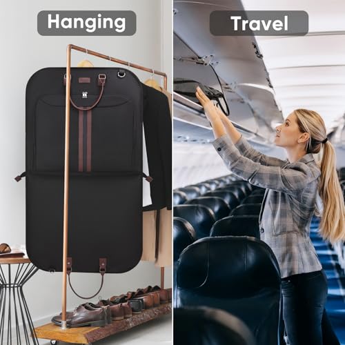 Garment Bags for Travel (Black / 42")