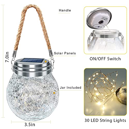 Solar Lantern Gifts for Women (L Size, 4 Pack)
