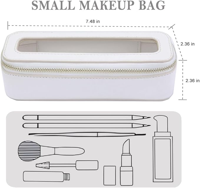 Travel Clear Makeup Bag Set, TSA Approved Cosmetic Bag Case - Image 5