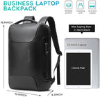 BANGE Genuine Leather Laptop Backpack Fits 15.6 Inch, Anti Theft Business Back - Image 5