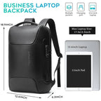 Genuine Leather Laptop Backpack Fits 15.6 Inch (Leather)