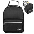 Insulated Lunch Box for Kids and Adults (Black)