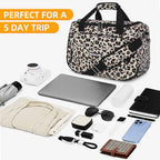 Underseat Carry On Luggage Bag (Leopard / 16IN)