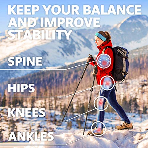 Hiking Poles Collapsible (Black (110-130cm))