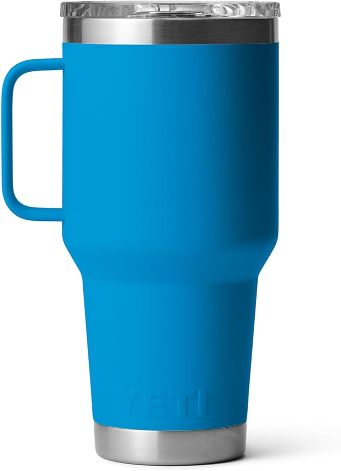 YETI Rambler 30 oz Travel Mug, Stainless Steel, Vacuum Insulated - Image 4