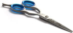 Blizzard Professional Hair Cutting Scissors – 6 inch VG10 Cobalt Haircut Shears with Razor Sharp Blades - Matt Finish Barber Hairdressing Travel Case for Salons & Home Use