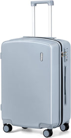 Hanke 24 Inch Luggage with Spinner Wheels Lightweight PC Hard Shell Suitcases by Hanke