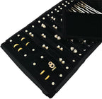 Velvet Travel Jewelry Case Roll Bag Organizer - Image 8