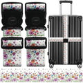 Luggage Straps for Suitcases (Purple Orange)