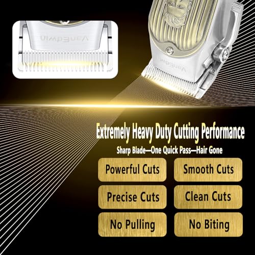 Heavy Duty Professional Hair Clippers for Men (14-piece set)