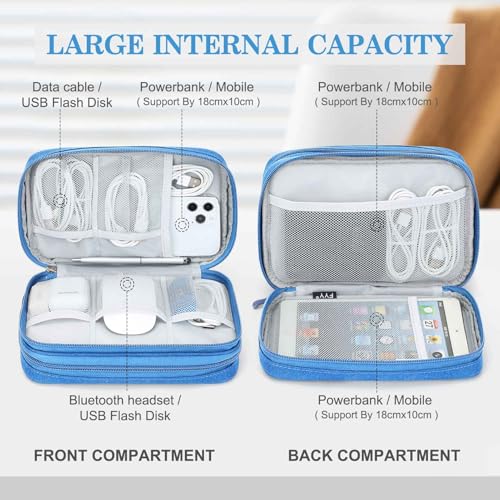 Electronic Organizer (9.1 x 5.9 x 3.15 inches / Cyan)