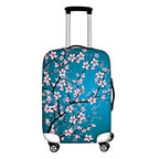 Cherry Blossom Luggage Cover Spandex Cover for 22 (M(for 22-25 inch luggage) / Florals)