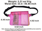 Waterproof Pouch with Waist Strap (Pink & Case)