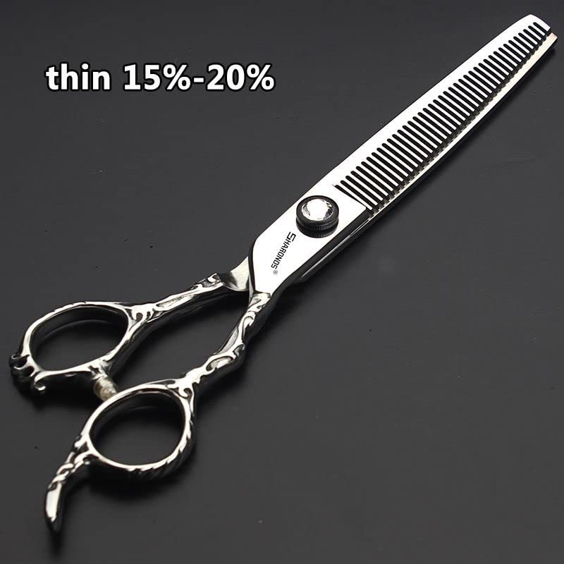 6/7/8 inch Personalized Rose Print Hair Clipper Set (7 inch-3pc-B) (7 Inches-3 Pieces-b)