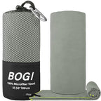 Microfiber Travel Sports Towel (Grey / M:40''x20'')