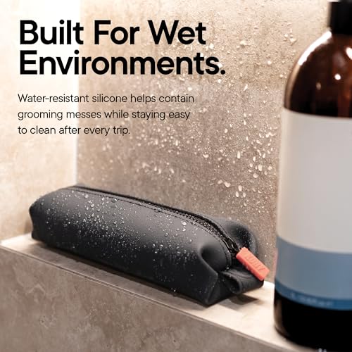 The Koby Dopp Kit Toiletry Bag (Charcoal / Mini 8.5” x 2.75” x 2”)