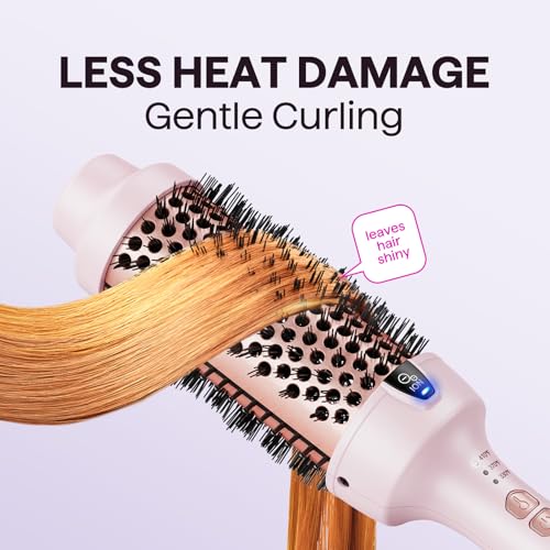 Thermal Brush Blowout Express 1.77" Ionic Heated Round Brush (1.7 Inch / Millennial Pink)