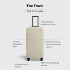 Away Large Trunk Luggage, 31 Inch Hardside Suitcase - Image 3