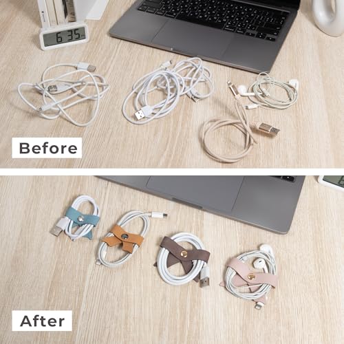 5 Pack Cord Organizer (Small / Choco Brown)