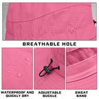 Sun Hats for Men Women (Rose Red)