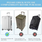 Clear PVC Suitcase Cover Tough Protector (26inch / 90%clear 10%grey)
