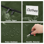 4 Pcs 24 Gallon Extra Large Moving Bags Heavy Duty Storage Bag (24 Gallon / Green)