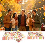 50 PCS Fall Leaves Cocktail Napkins (Maple Leaf)