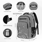 Backpack for Women Men (A6-grey2 / 17.3 Inch)