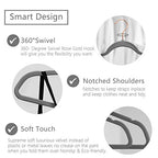 Gray Velvet Hangers 30 Pack Non Slip Heavy Duty Rose Gold Hooks (Gray/Rose Gold / 30-Pack)