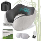 Neck Pillow for Traveling (Light Grey)